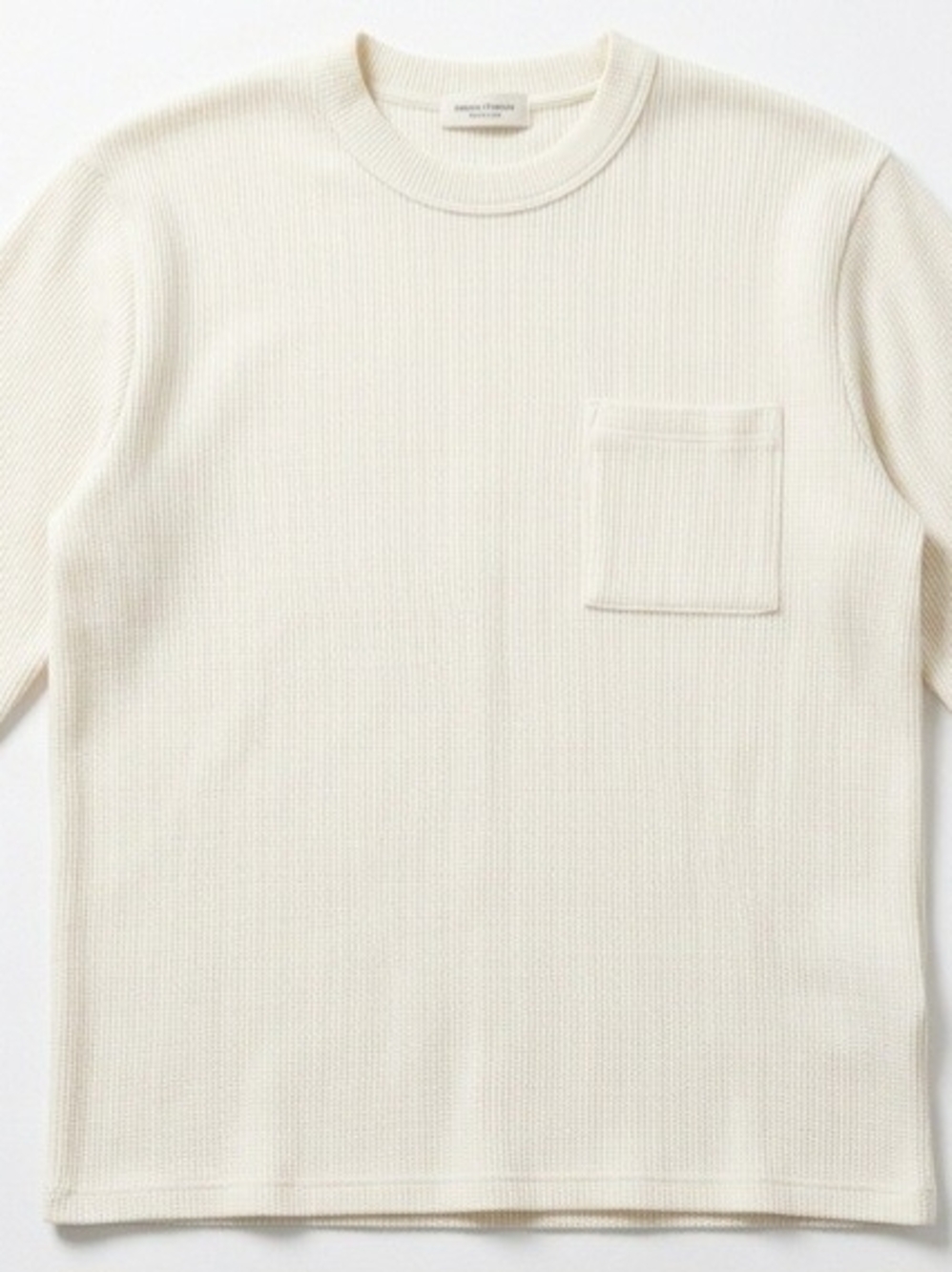 ZENANA Women's Cream Thermal Pocket Sweater NWOT